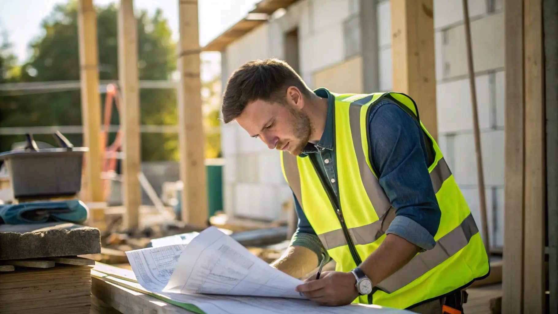 Inspección y mantenimiento de andamios certificados en faena